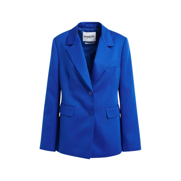 Blue single-breasted blazer