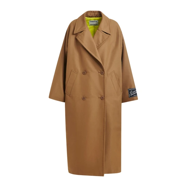 Brown oversized trenchcoat