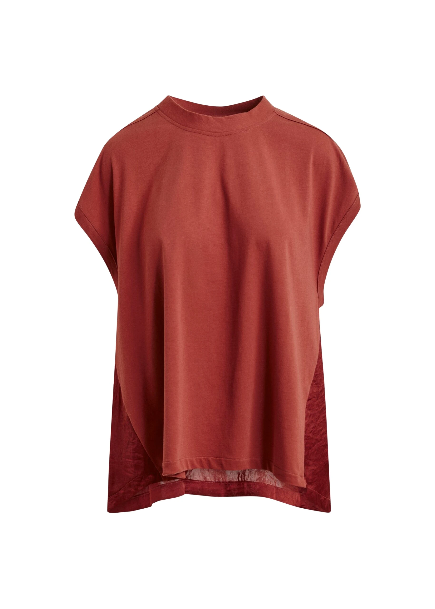Essentiel-Antwerp-Burned-orange-cap-sleeve-organic-cotton-T-shirt-scaled67479_nobg Burned orange cap-sleeve organic cotton T-shirt