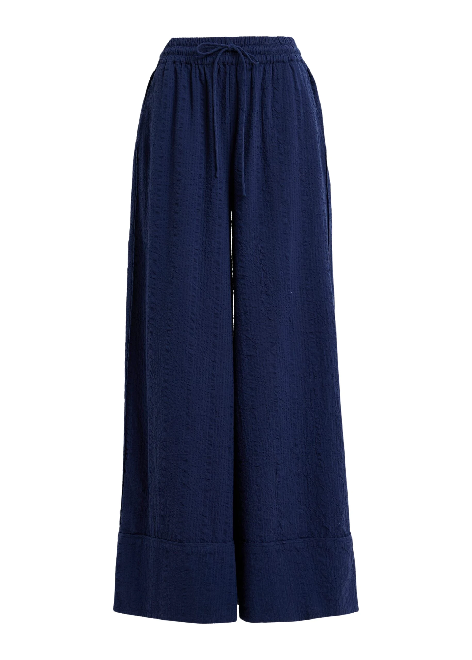 Essentiel-Antwerp-Dark-blue-wide-leg-pants-with-contrast-stitching-scaled97043_nobg Dark blue wide-leg pants with contrast stitching