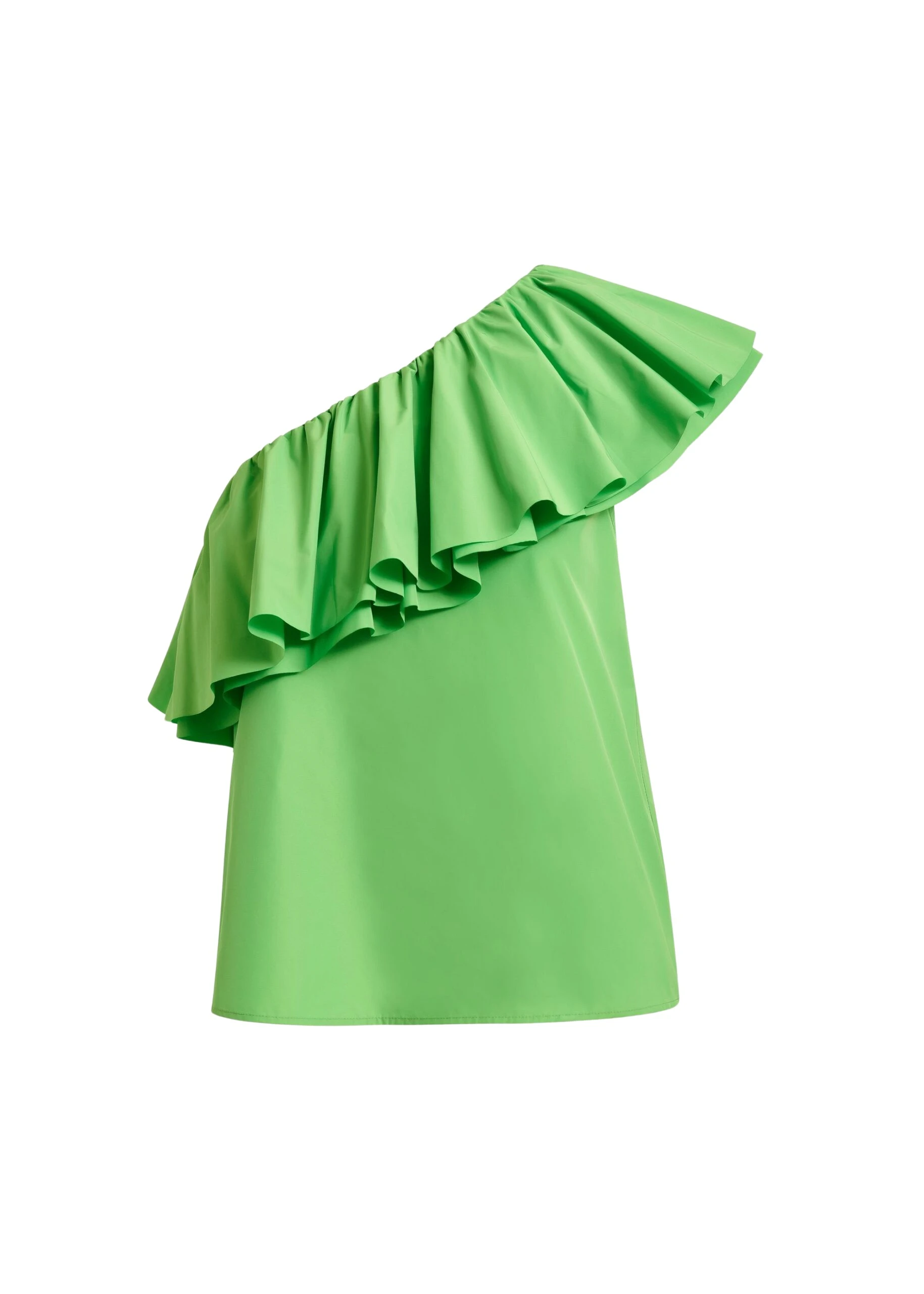 Essentiel-Antwerp-Green-asymmetric-ruffle-top-scaled75847_nobg Green asymmetric ruffle top