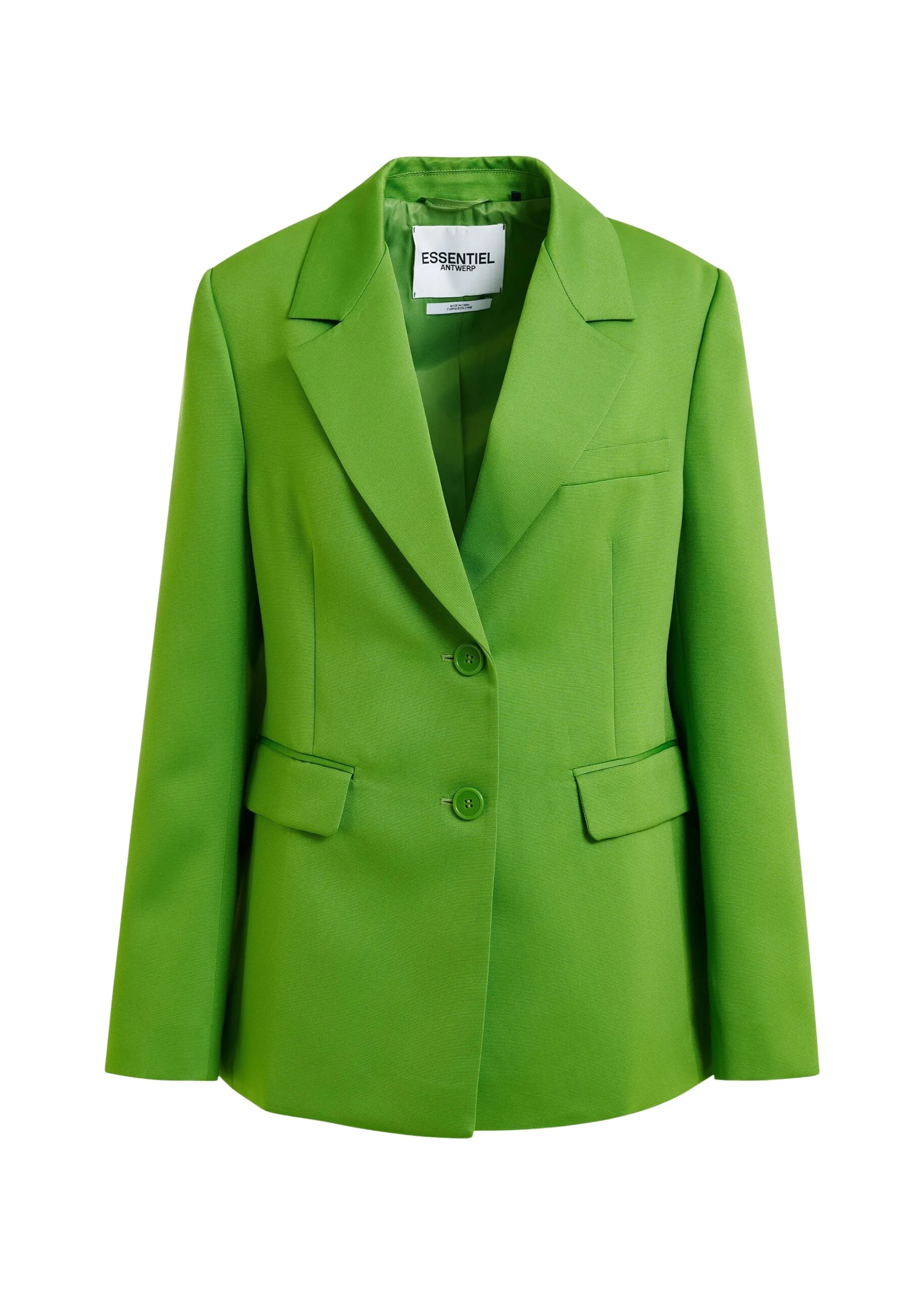 Essentiel-Antwerp-Green-single-breasted-blazer-scaled49911_nobg Green single-breasted blazer