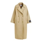Light beige oversized trenchcoat