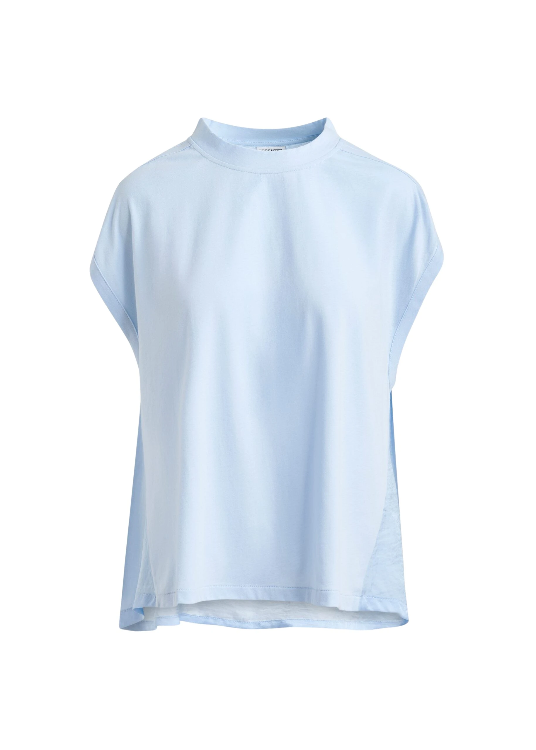 Essentiel-Antwerp-Light-blue-cap-sleeve-organic-cotton-T-shirt-scaled76368_nobg Light blue cap-sleeve organic cotton T-shirt