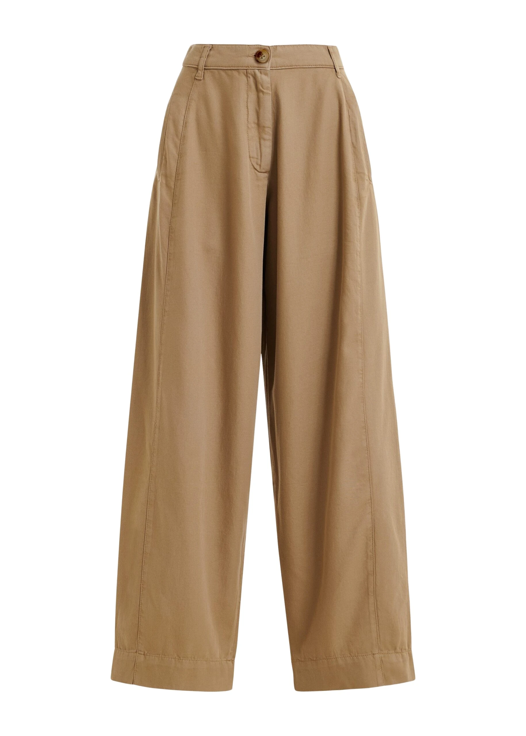 Essentiel-Antwerp-Light-brown-organic-cotton-wide-leg-pants-scaled13448_nobg Light brown organic cotton wide-leg pants