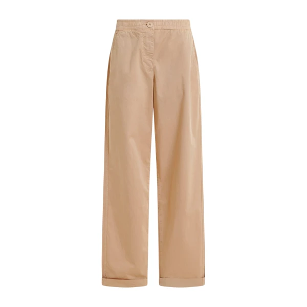 Light pink organic cotton-blend pants