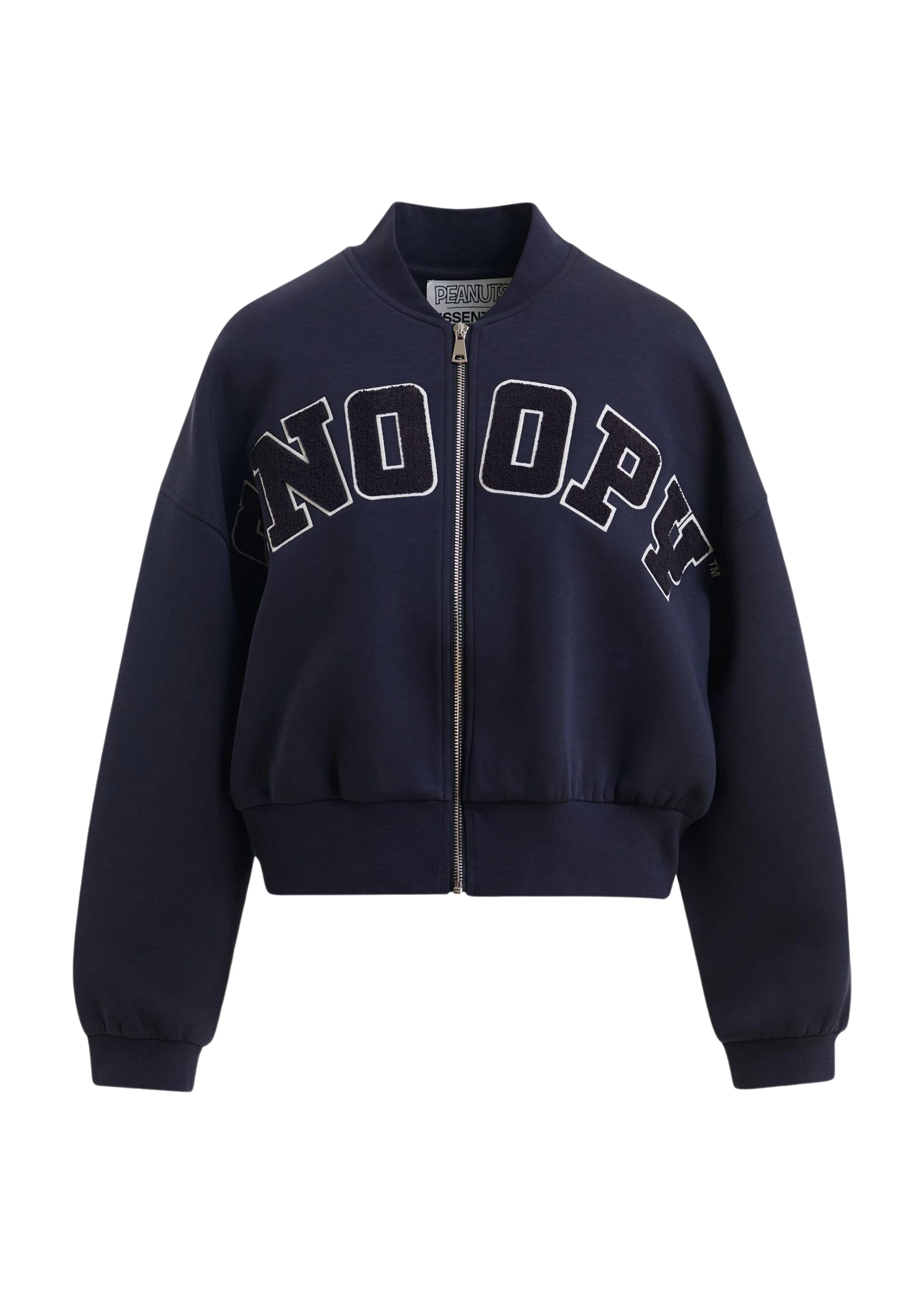 Essentiel-Antwerp-Navy-bomber-with-Snoopy-letter-appliques-with-separate-iron-on-patches-scaled65231_nobg Navy bomber with Snoopy letter appliqués with separate iron-on patches