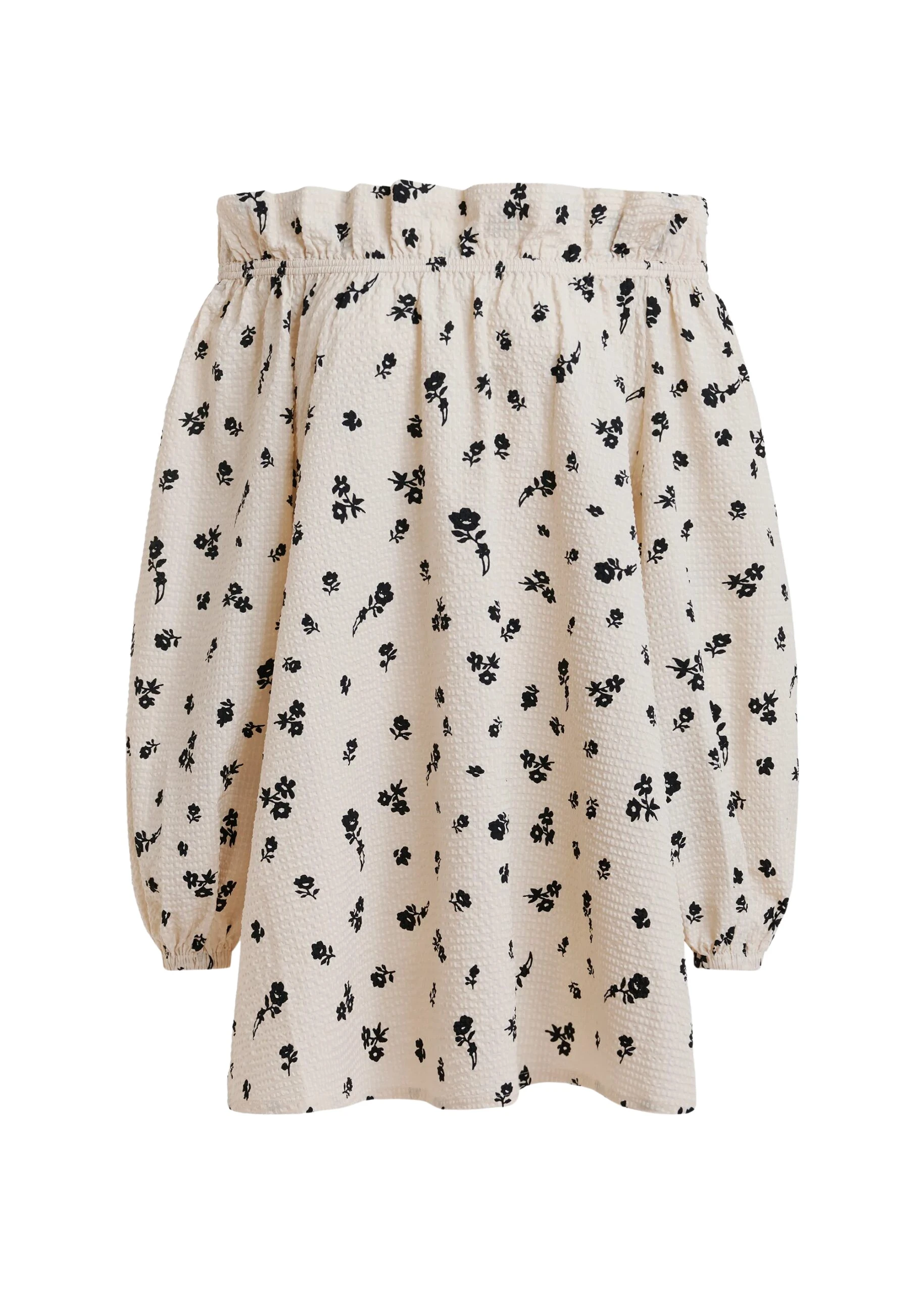 Essentiel-Antwerp-Off-white-and-black-floral-print-off-the-shoulder-mini-dress-scaled25396_nobg Off-white and black floral-print off-the-shoulder mini dress