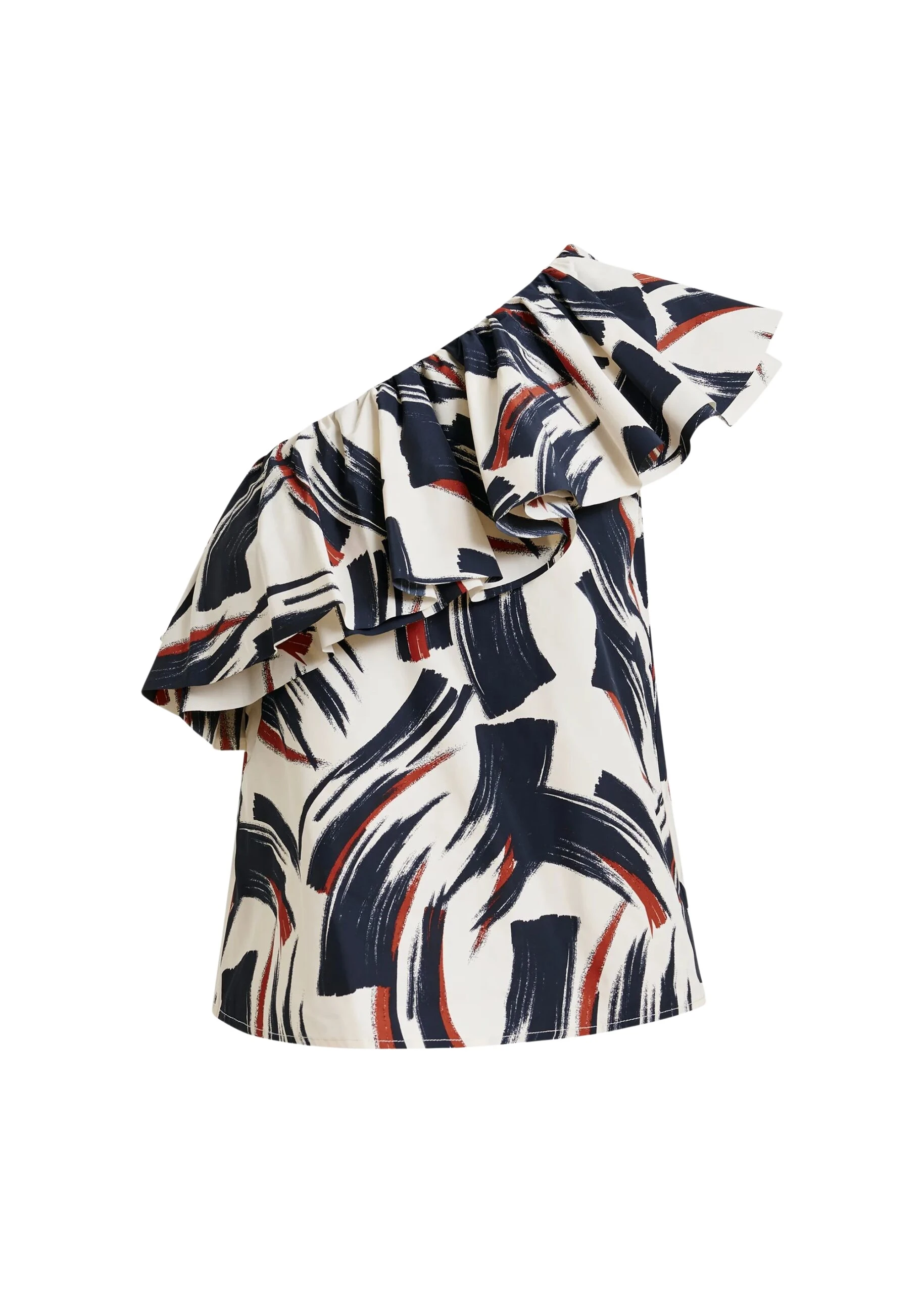 Essentiel-Antwerp-Off-white-black-and-brown-asymmetric-ruffle-top-scaled51134_nobg Off-white