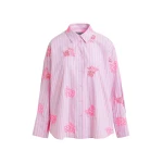 Essentiel-Antwerp-Pink-cotton-shirt-with-blue-pinstripes-and-embroidered-details-scaled74262_nobg Pink cotton shirt with blue pinstripes and embroidered details