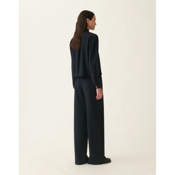 Boxy Shirt in Cool Wool
