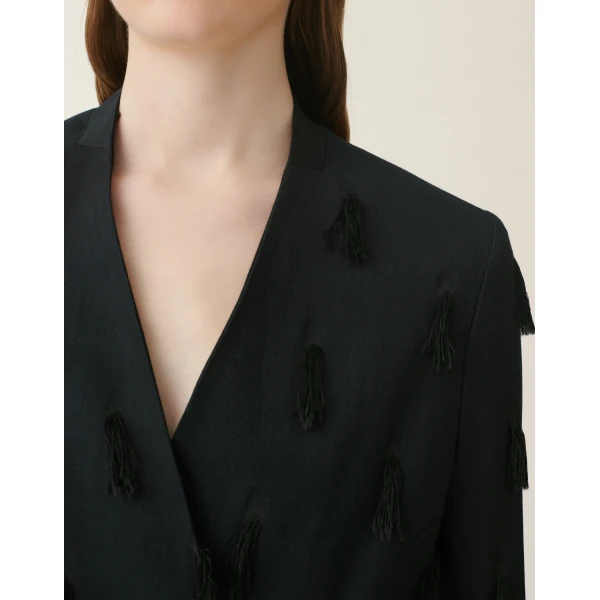 Cady Topcoat in Midnight Blue - Image 5