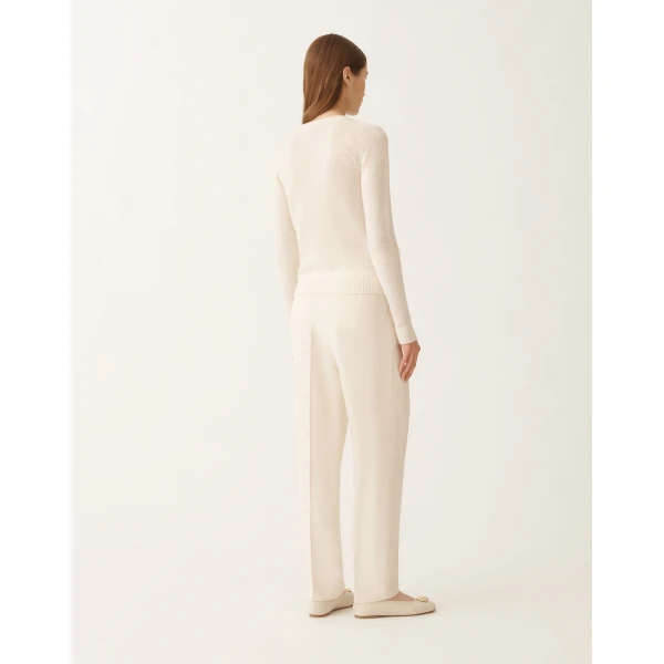 Cashmere Sweater in White