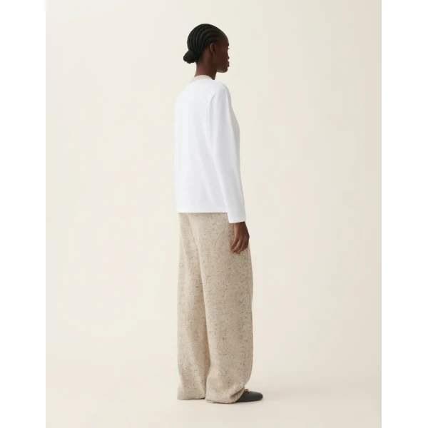 Cotton Jersey T-shirt in Optical White