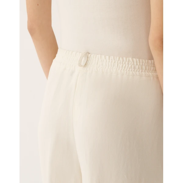 Crepe de Chine Pants in Butter - Image 5