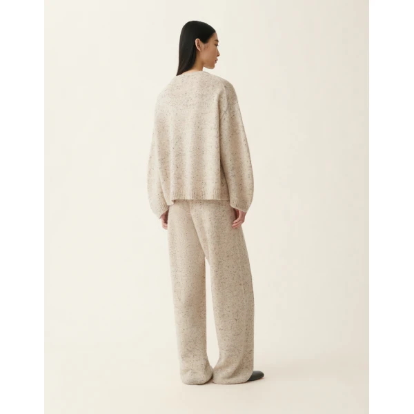 Donegal Yarn Sweater with Lurex in Cachà