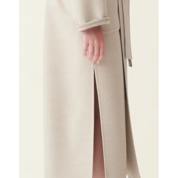 Double Wool Coat in Cachà - Image 5