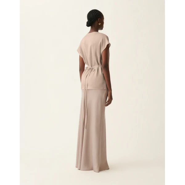 Fluid Vest Top in Mocha