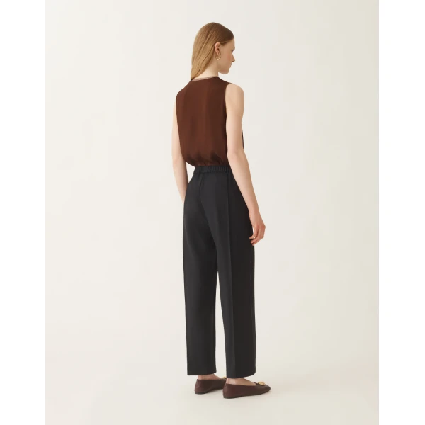 Gubbio Cool Wool Trousers in Blue