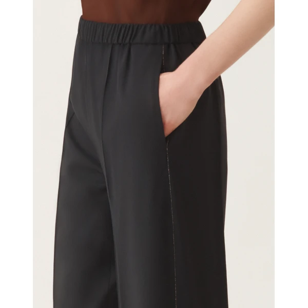 Gubbio Cool Wool Trousers in Blue - Image 5
