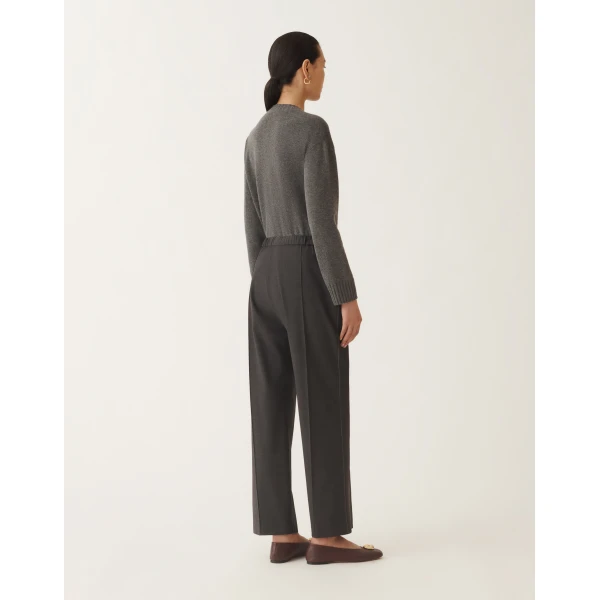Gubbio Cool Wool Trousers in Grey