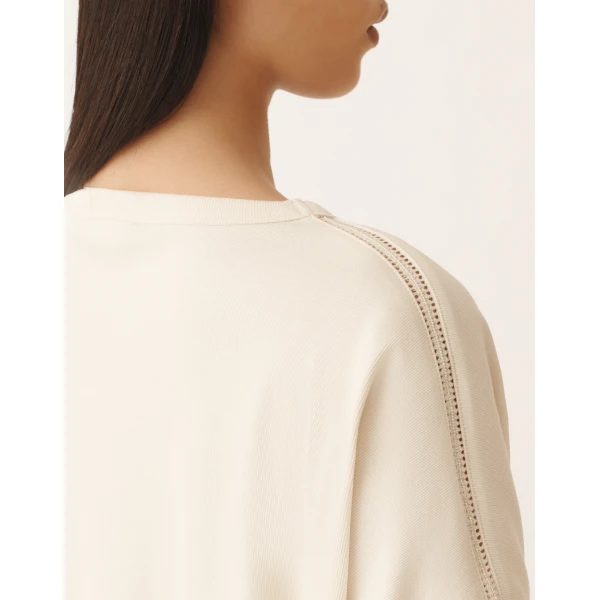 Jersey T-shirt in Butter - Image 5