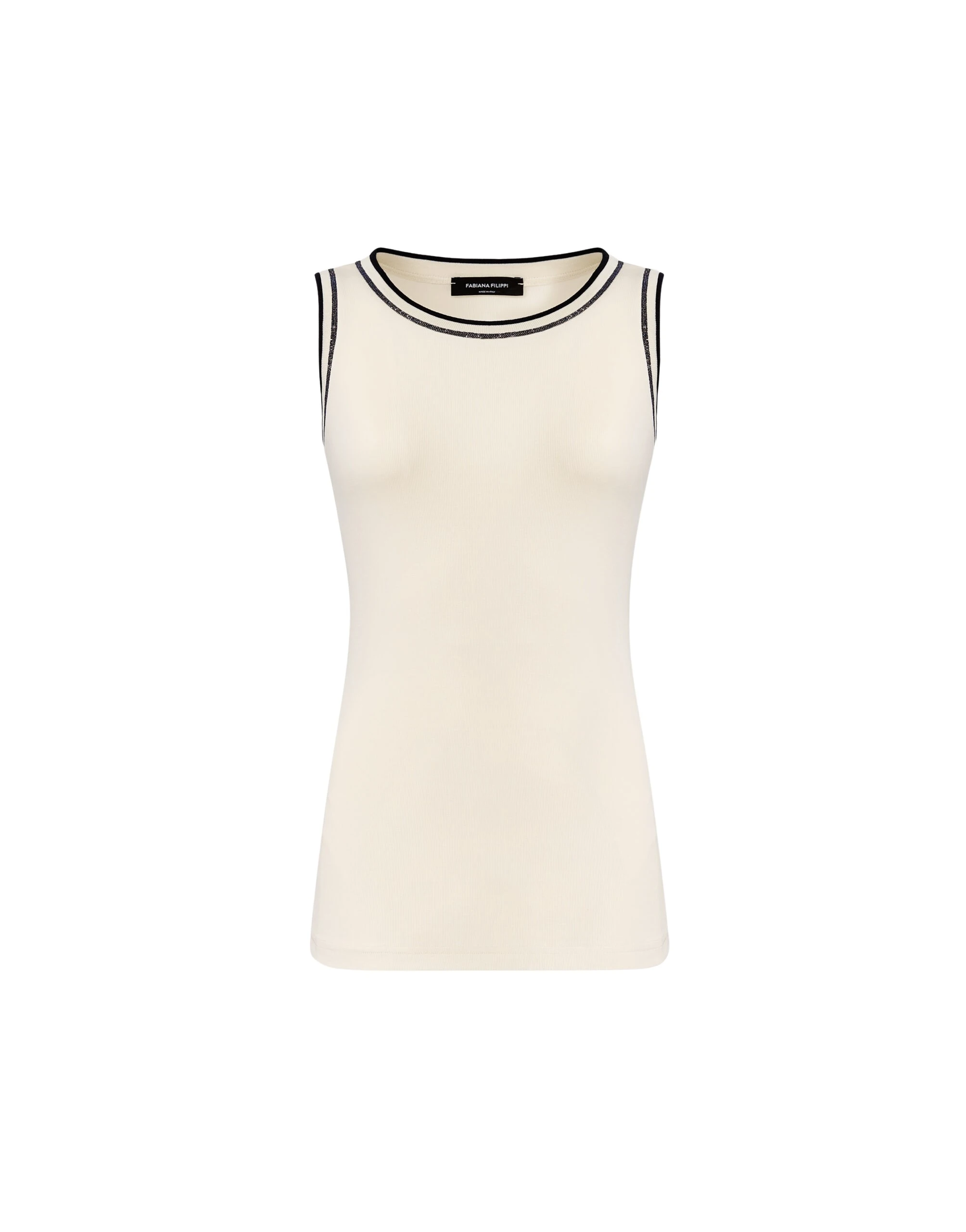 Fabiana-Filippi-Jersey-Tank-Top-in-Butter-and-Midnight-Blue-scaled15849_nobg Fabiana Filippi