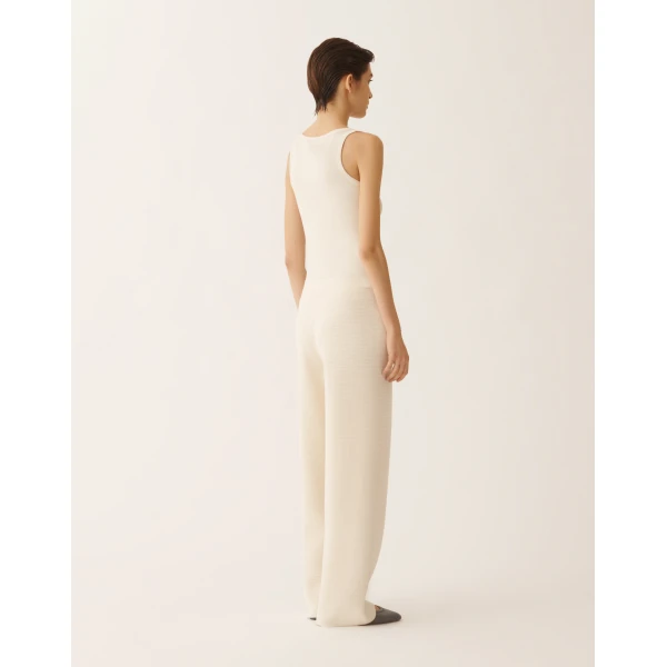 Jogging Pants in Wool and Cotton