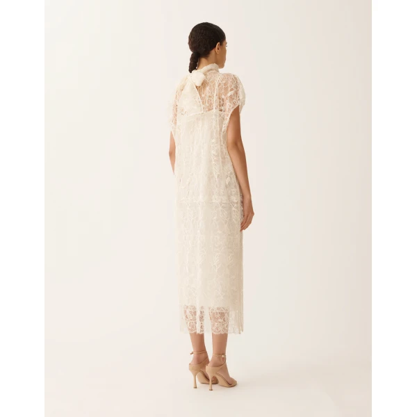Lace Dress in Butter