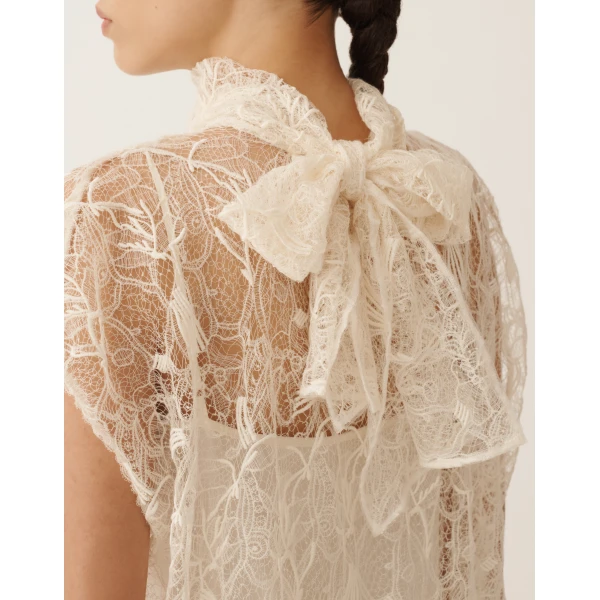 Lace Dress in Butter - Image 5