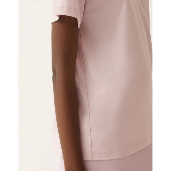 Lilac Pink Jersey T-shirt - Image 6