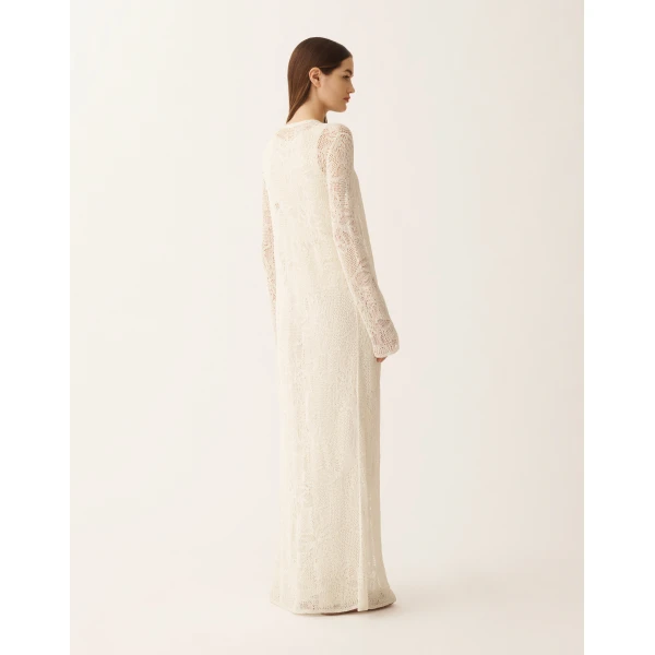Long Cardigan in Micro Sequins