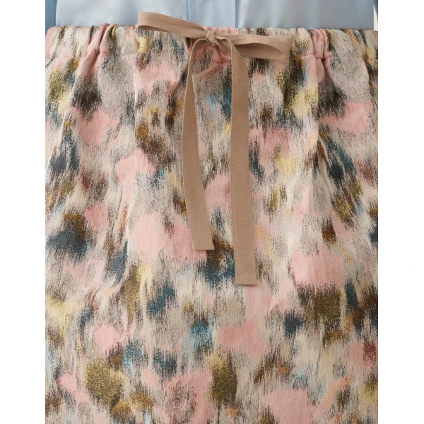 Midi Skirt in Technical Chiné - Image 5