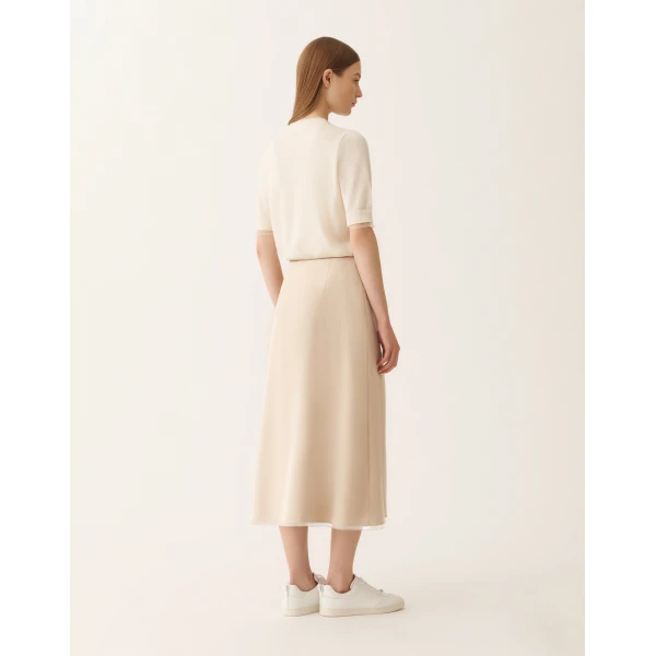 Midi Skirt in Techno Tailoring