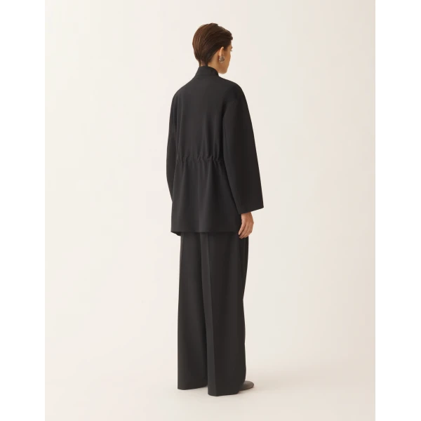 Midnight Blue Techno-Tailored Jacket