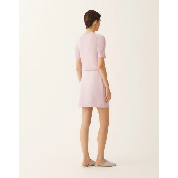 Mini Skirt in Cashmere Scuba