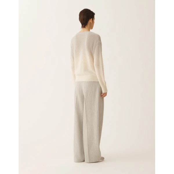 Mohair Sweater with Ombré Sequins