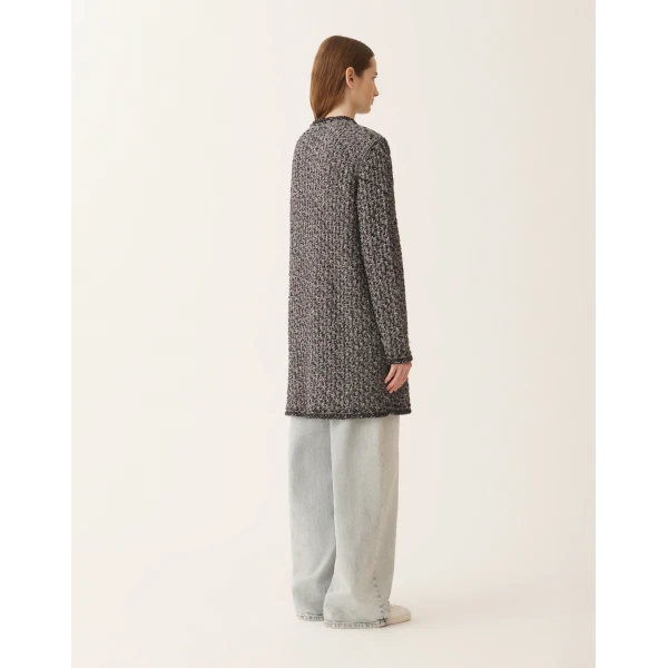 Night Blue Tweed Coat
