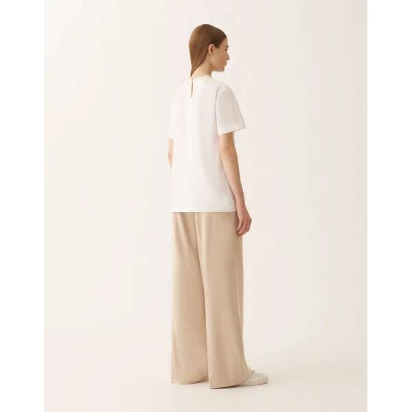 Optical White Jersey T-shirt