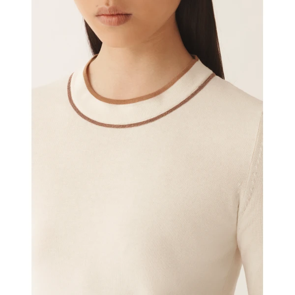 Organic Cotton T-shirt in Butter - Image 5
