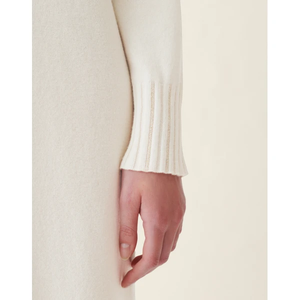Platinum Dress in Raffia - Image 6