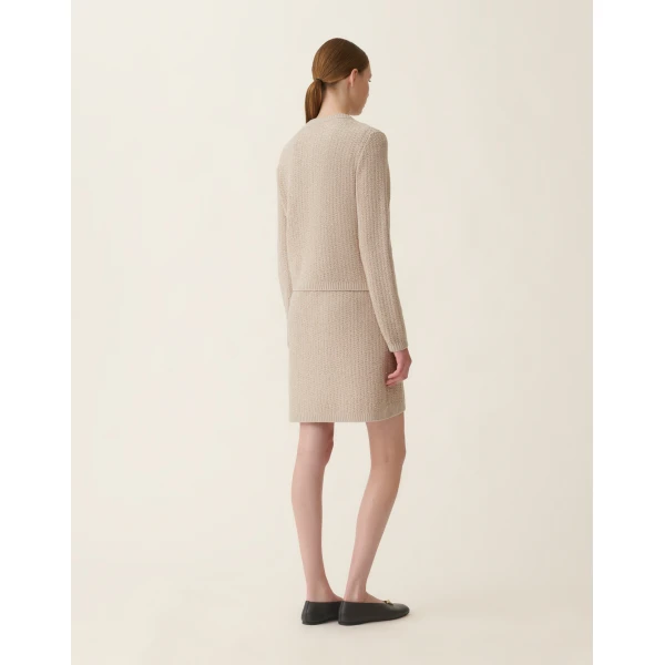 Platinum Sequin Jacket in Cachà
