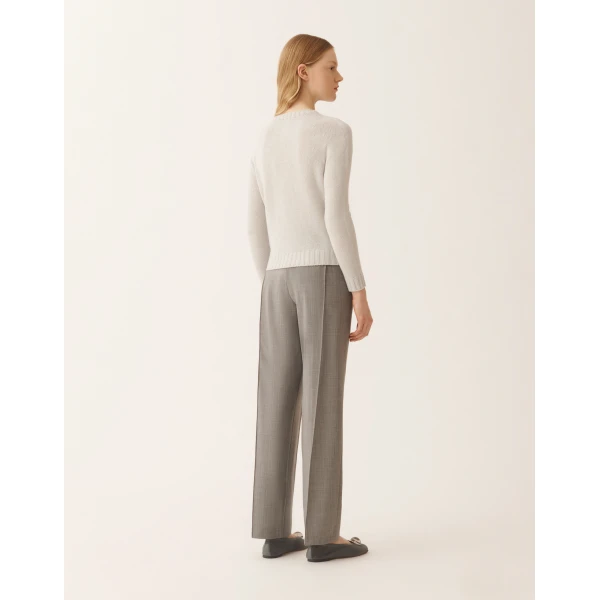 Platinum Sweater with Lurex in Rain