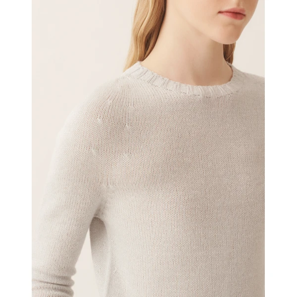 Platinum Sweater with Lurex in Rain - Image 5