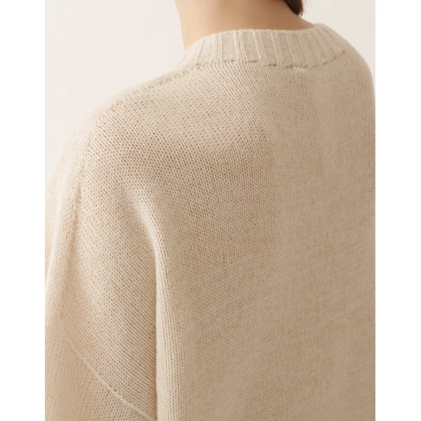 Platinum T-shirt with Lurex in Raffia - Image 5