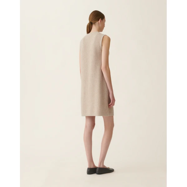 Platinum and Sequin Dress in Cachà