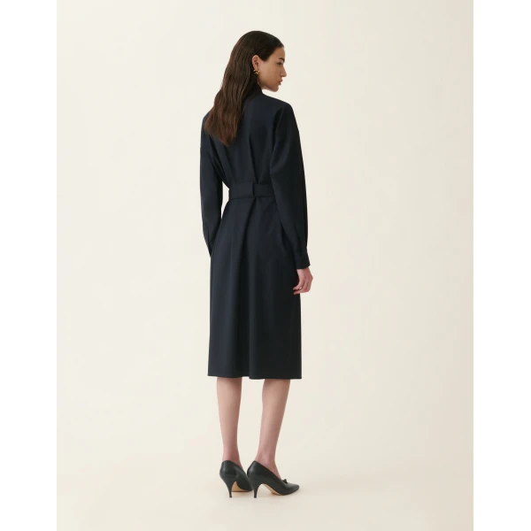 Sahariana Dress in Cool Wool