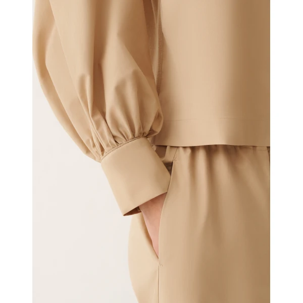 Silk and Cotton Shirt in Acer - Image 6