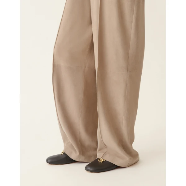 Suede Trousers in Cachà - Image 6