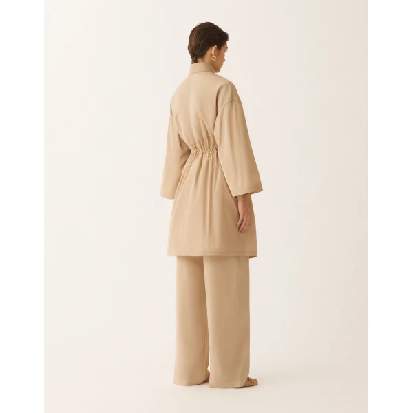 Technical Taffeta Parka in Acer